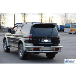 Купить Задняя защита AK-Special (нерж) для Mitsubishi Pajero Sport 1996-2007 гг
