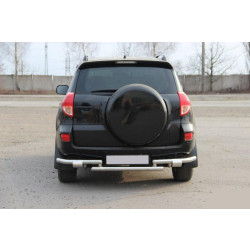 Купить Задняя защита AK005-2 (2 шт., нерж) для Toyota Rav 4 2006-2013 гг