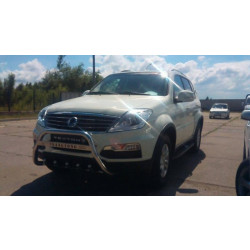Купить Кенгурятник WT004 (нерж) для SsangYong Rexton I 2001-2017 гг