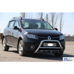 Купить Передняя дуга WT003 (нерж.) 51 мм для Renault Sandero 2013-2022 гг