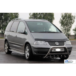 Купить Кенгурятник WT004 (нерж) 51 мм для Volkswagen Sharan 1995-2010 гг