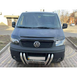 Купить Кенгурятник ST006-04 ноздри (нерж) для Volkswagen T5 Transporter 2003-2010 гг