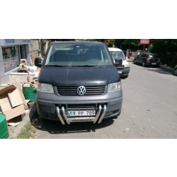 Купить Кенгурятник ST006-04 ноздри (нерж) для Volkswagen T5 Transporter 2003-2010 гг