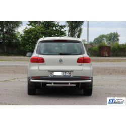 Купить Задняя защита AK002-2 (нерж) для Volkswagen Tiguan 2007-2016 гг