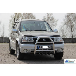 Купить Кенгурятник QT007 (нерж) для Suzuki Vitara 1998-2006 гг
