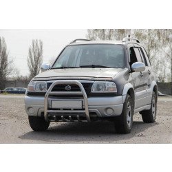 Купить Кенгурятник QT007 (нерж) для Suzuki Vitara 1998-2006 гг