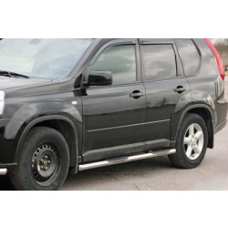 Купить Боковые трубы BB002 (2 шт, нерж) для Nissan X-trail T31 2007-2014 гг
