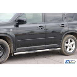 Купить Боковые трубы BB002 (2 шт, нерж) для Nissan X-trail T31 2007-2014 гг