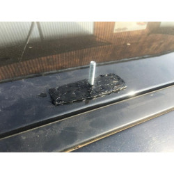 Купить Рейлинги Черные (2 шт, алюм) для Mitsubishi Grandis 2003-2011 гг