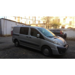 Купити Рейлінги ХРОМ Довга, пластикові ніжки для Peugeot Expert 2007-2016 рр