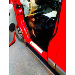 Купить Боковые пороги Maya V1 (2 шт., алюминий) Длинная база для Nissan NV300/Primastar 2016-гг