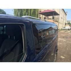 Купить Рейлинги Skyport (2 шт, серый мат) Короткая база для Ford Custom 2013-2022 гг