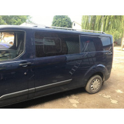 Купити Рейлінги Skyport (2 шт, сірий мат) Довга база для Ford Custom 2013-2022 рр