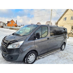 Купити Рейлінги Хром Довга, металева ніжка для Ford Custom 2013-2022 рр