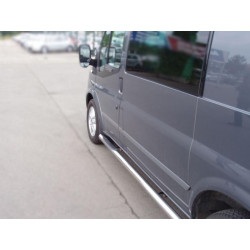 Купить Боковые трубы (2 шт., нерж.) L2 (Long)/L3 (Extended) для Ford Transit 2014- гг