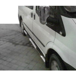 Купить Боковые трубы (2 шт., нерж.) L2 (Long)/L3 (Extended) для Ford Transit 2014- гг