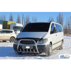 Купить Кенгурятник XL-WT025 (нерж.) для Mercedes Vito W639 2004-2014 гг