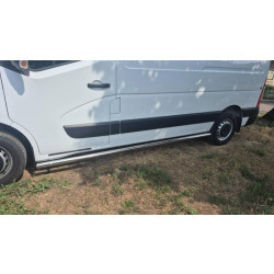 Купить Боковые трубы BB002 (2 шт., нерж.) Длинная база для Renault Master 2011-2023 гг