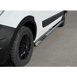 Купить Боковые трубы BB002 (2 шт., нерж.) Длинная база для Renault Master 2011-2023 гг