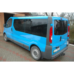 Купити Рейлінги чорні Довга, пластикові ніжки для Renault Trafic 2001-2015 рр