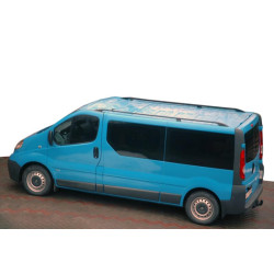 Купити Рейлінги чорні Довга, пластикові ніжки для Renault Trafic 2001-2015 рр