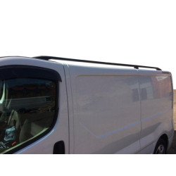 Купити Рейлінги чорні Довга, пластикові ніжки для Renault Trafic 2001-2015 рр