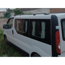 Купити Рейлінги чорні Довга, чавунні ніжки для Renault Trafic 2001-2015 рр