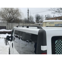 Купити Рейлінги чорні Довга, чавунні ніжки для Renault Trafic 2001-2015 рр