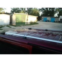 Купити Рейлінги Хром Довга, чавунні ніжки для Renault Trafic 2001-2015 рр