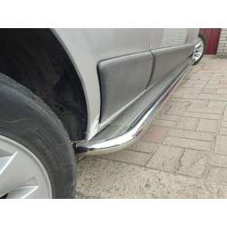 Купить Боковые пороги Premium (2 шт, нерж) 60 мм, длинная база для Nissan NV300/Primastar 2016-гг