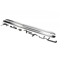 Купить Боковые пороги Premium (2 шт, нерж) 60 мм, длинная база для Nissan NV300/Primastar 2016-гг