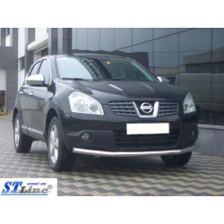 Купить Передний ус ST008 (нерж) 51 мм для Nissan Qashqai 2007-2010 гг