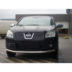 Купить Передний ус ST008 (нерж) 42 мм для Nissan Qashqai 2007-2010 гг