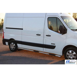 Купить Боковые трубы BB002 (2 шт., нерж.) Средняя база для Opel Movano 2010-2021 гг
