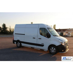 Купить Боковые трубы BB002 (2 шт., нерж.) Средняя база для Opel Movano 2010-2021 гг