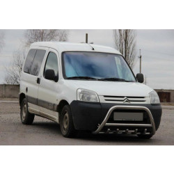 Купить Кенгурятник WT003 (нерж.) 60 мм для Peugeot Partner 1996-2008 гг