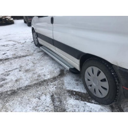 Купить Боковые пороги Maya V2 (2 шт., алюминий) для Peugeot Partner 1996-2008 гг