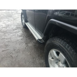 Купить Боковые пороги Maya V2 (2 шт., алюминий) для Toyota FJ Cruiser