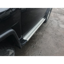 Купить Боковые пороги Maya V2 (2 шт., алюминий) для Toyota FJ Cruiser