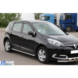 Купить Боковые трубы BB001 (2 шт, нерж) 60 мм для Renault Scenic/Grand 2009-2016 гг