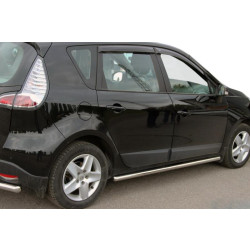 Купить Боковые трубы BB001 (2 шт, нерж) 60 мм для Renault Scenic/Grand 2009-2016 гг