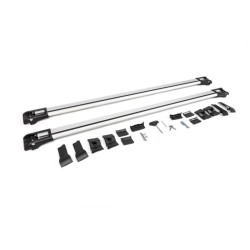 Купити Багажник (поперечини) на звичайні рейлінги під ключ WingBar V1 (2 шт) до 140 см, Чорні для Toyota Land Cruiser Prado 250