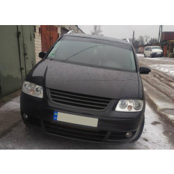 Купить Реснички (2 шт, ABS) Черный глянец для Volkswagen Caddy 2004-2010 гг