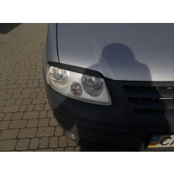Купить Реснички (2 шт, ABS) Черный глянец для Volkswagen Caddy 2004-2010 гг