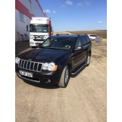 Купить Боковые пороги Maydos V2 (2 шт, нерж) для Jeep Grand Cherokee WK 2004-2010 гг