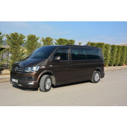 Купить Накладка на передний бампер Sport 2-LED 2015-2018 (под покраску) для Volkswagen T6