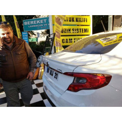 Купить Спойлер под покраску (стекловолокно) для Fiat Tipo 2016- гг