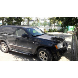 Купить Боковые пороги Allmond Grey (2 шт., алюминий) для Jeep Grand Cherokee WK 2004-2010 гг
