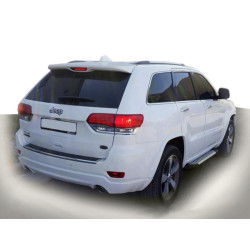 Купить Боковые пороги Allmond Grey (2 шт., алюминий) для Jeep Grand Cherokee WK2 2010-2021 гг