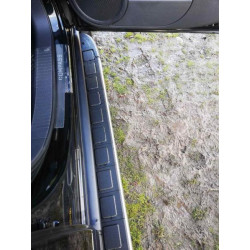 Купить Боковые пороги Duru (2 шт., алюминий) для Jeep Compass 2006-2016 гг